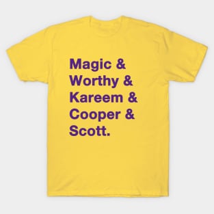 80's Lakers Purple T-Shirt